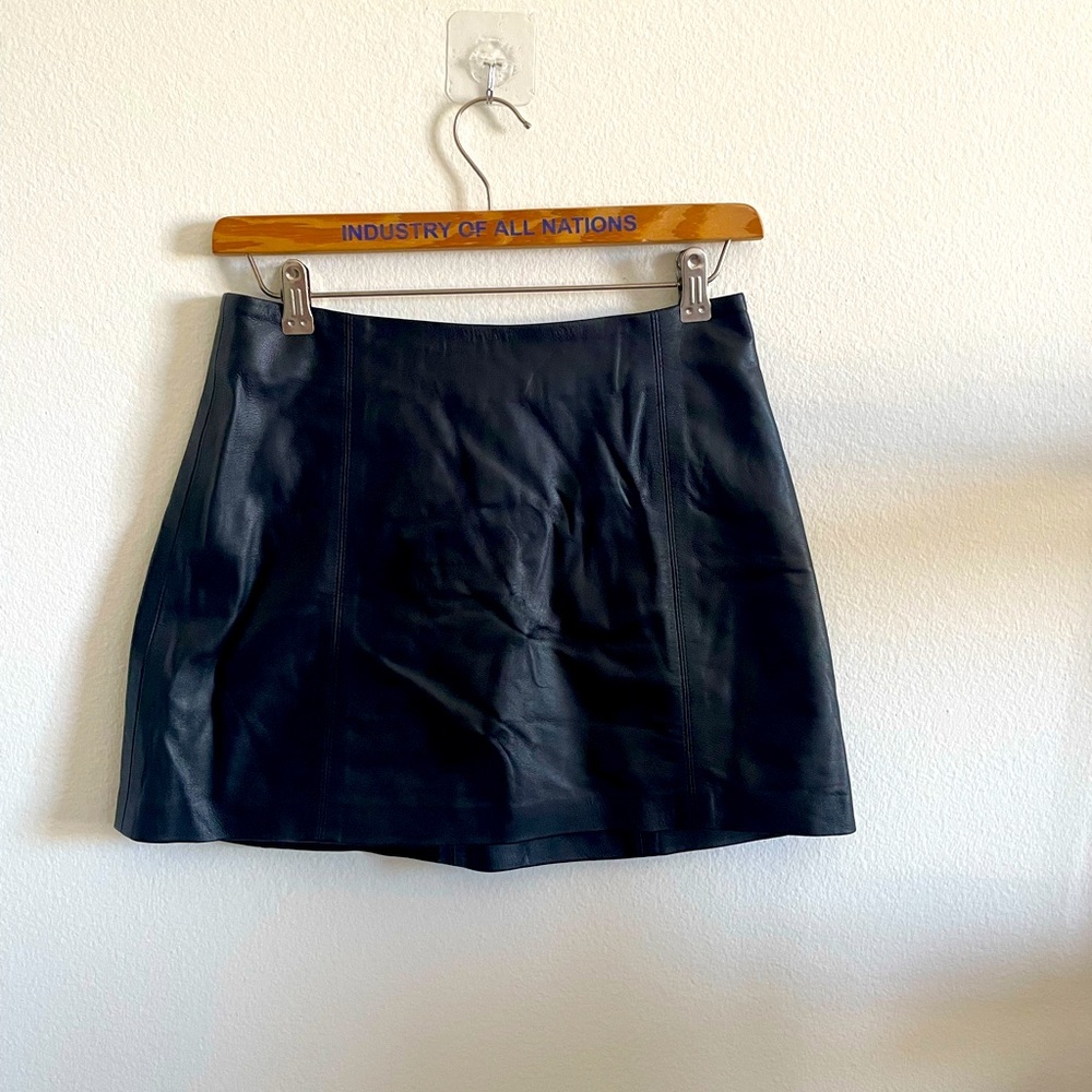 New with tags Reformation leather skirt